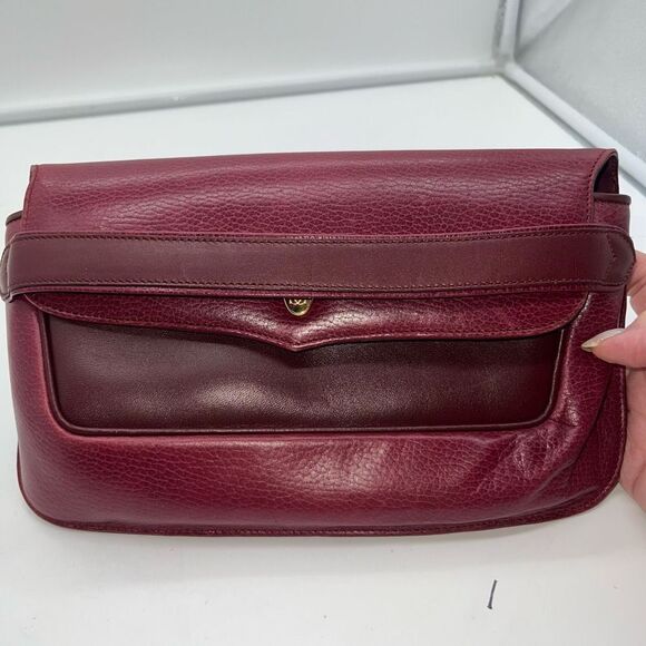 CARTIER Clutch bag Must de Line Pouch Clutch bag Leather Wine Red - Picture 12 of 12
